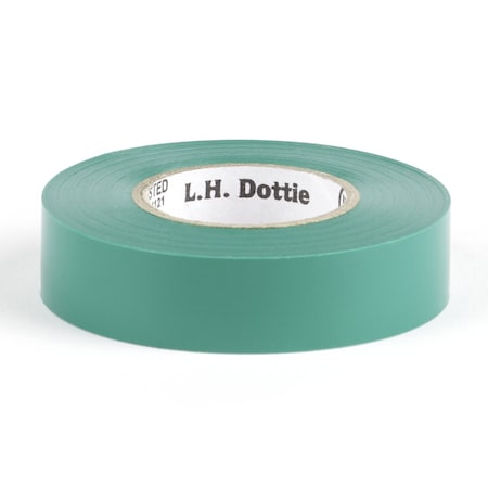 Dottie L.H. Dottie 3/4'' x 60' Green Electrical Tape, 10PK 360GRN